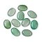 Natural Agate Cabochons, Dyed & Heated, Oval, Dark Sea Green, 25x18x5.5mm