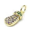 Brass Micro Pave Cubic Zirconia Pendants KK-H475-17G-04-2