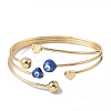 Brass Cuff Bangles BJEW-A134-01G-05-1