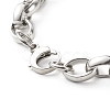 Men's 304 Stainless Steel Rolo Chain Bracelets BJEW-JB06673-02-5
