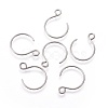 304 Stainless Steel Earring Hooks STAS-O119-10P-B-1