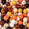 120Pcs 6 Style Natural Wood Beads WOOD-YS0001-02-11