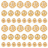 PandaHall Elite 60Pcs 3 Style Brass Hollow Beads KK-PH0009-25-1