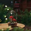 Resin Mushroom Bell Jar Model PW-WG8B3E0-01-2