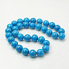 Natural Mashan Jade Round Beads Strands G-D263-10mm-XS10-2