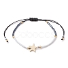 Glass Seed Braided Beaded Bracelets for Women BJEW-MZ00128-02-2