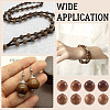 Natural Scentedros Wood Beads WOOD-TA0001-34-19