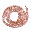 Natural Sunstone Beads Strands G-S362-081-2