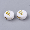Plating Acrylic Beads X-PACR-R242-01F-2