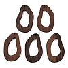 Natural Wenge Wood Big Pendants WOOD-T023-60-1