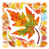 Thanksgiving Day Waterproof PVC Plastic Sticker Labels STIC-PW0003-32-2