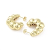 Rack Plating Brass Micro Pave Cubic Zirconia Studs Earrings EJEW-B047-05G-05-2