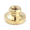 Texture Theme Roung Brass Stamp Head AJEW-M036-06H-G-3