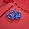 Chinese Style Alloy Enamel Chandelier Components Links X-ENAM-E329-05C-G-8