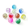 200Pcs 10 Colors Baking Painted Crackle Glass Bead Strands CCG-YW0001-17-2