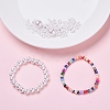 443Pcs 5 Sizes ABS Plastic Imitation Pearl Beads KY-YW0001-10-5