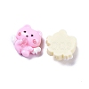 Opaque Cute Animal Resin Decoden Cabochons RESI-B024-02A-2