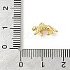 Leopard Rack Plating Brass Pendants Charms KK-S396-43G-3