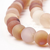 Dyed Natural Carnelian Beads Strands G-T106-045-2