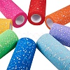 BENECREAT Glitter Sequin Deco Mesh Ribbons OCOR-BC0008-34-7