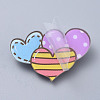 Acrylic Safety Brooches JEWB-D006-B11-2