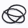 Natural Black Onyx Beads Strands G-E469-08-4mm-3