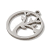 Non-Tarnish 201 Stainless Steel Pendants STAS-E206-03P-03-2