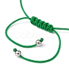8Pcs 8 Style Natural Mixed Gemstone Nuggets & Pearl Braided Bead Bracelets Set BJEW-JB09590-4