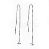 304 Stainless Steel Stud Earrings EJEW-L230-25-3
