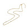 Brass Oval Link Chains Necklace for Women NJEW-P265-03G-2