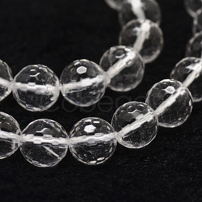 Natural Quartz Crystal Beads Strands X-G-D840-11-8mm-1