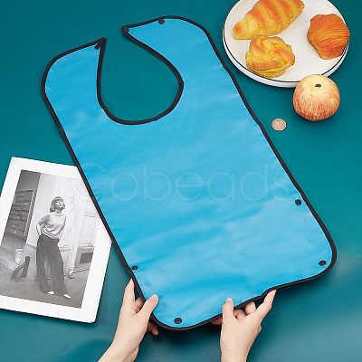 Polyester Adult Bibs for Eating AJEW-WH0020-62D-1