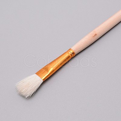 Wooden Paint Brush AJEW-WH0237-08F-1