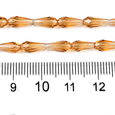 Transparent Glass Beads Strands GLAA-T009-004D-1