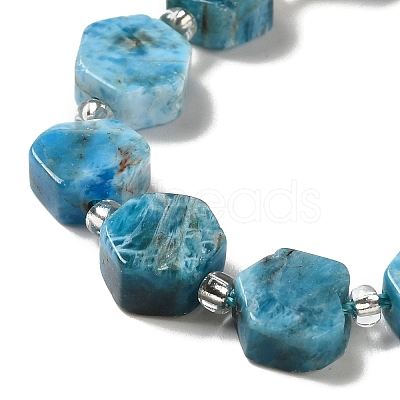 Natural Apatite Beads Strands G-P534-A02-01-1