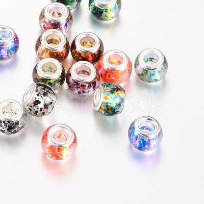 Glass European Beads GPDL-S035-M-1