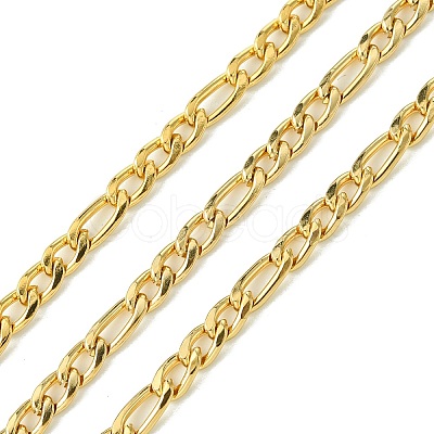 10M Ion Plating(IP) 304 Stainless Steel Figaro Chains CHS-G035-02A-G-1