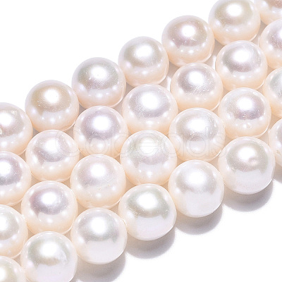 Natural Cultured Freshwater Pearl Beads Strands PEAR-N016-08A-1