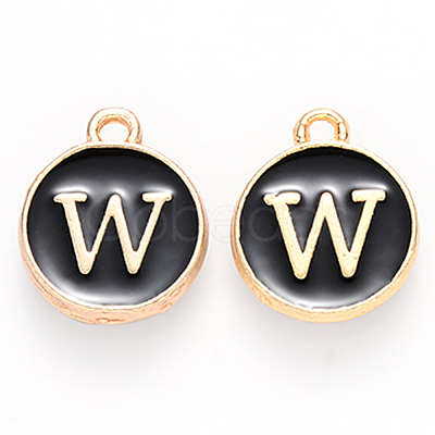 Golden Plated Alloy Charms ENAM-SZ0001-25B-W-1