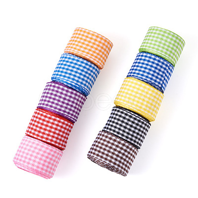 50Meters 10 Colors Polyester Ribbon OCOR-PJ0001-002-1