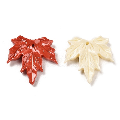 Autumn Synthetic Coral Dyed Pendants CORA-P008-05A-1