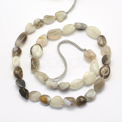 Natural Botswana Agate Beads Strands G-L464-03-1