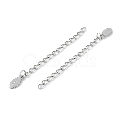 Non-Tarnish 304 Stainless Steel Chain Extender STAS-I304-24P-1