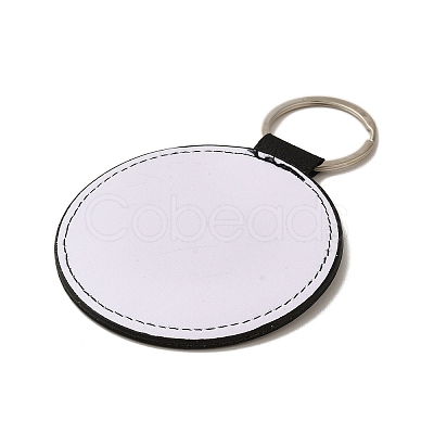 Sport Theme PU Leather Keychain SJEW-K002-08P-05-1