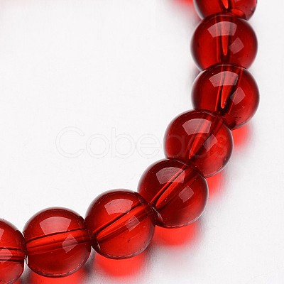 Glass Round Bead Strands X-GLAA-I028-4mm-06-1