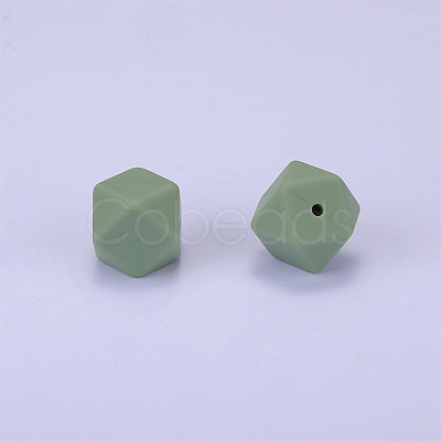 Hexagonal Silicone Beads SI-JX0020A-104-1