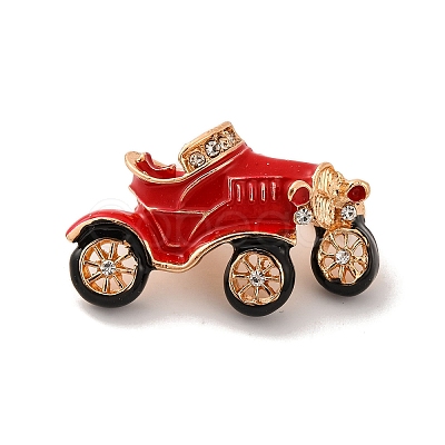 Christmas Theme Car Enamel Pins JEWB-M043-13KCG-03-1