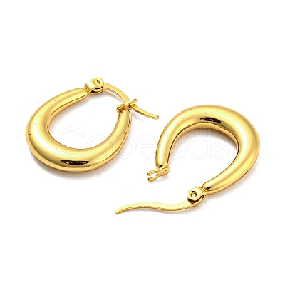 PVD Vacuum Plating 304 Stainless Steel Hoop Earrings for Women EJEW-Q772-10G-1