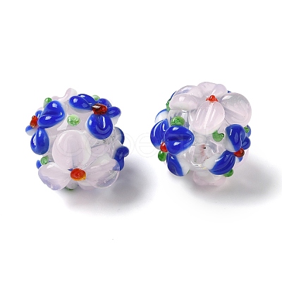 Handmade Lampwork Beads LAMP-B025-03B-17-1