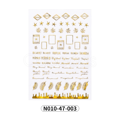 Nail Art Stickers MRMJ-N010-47-003-1